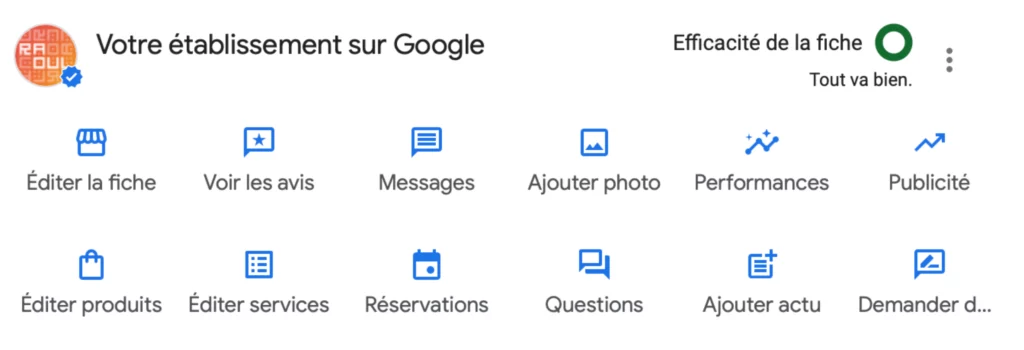 Paramètres d'une fiche Google Business Profile pour améliorer sa visibilité